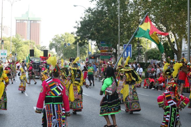 fiesta en honor a la Virgen de Urkupiña 