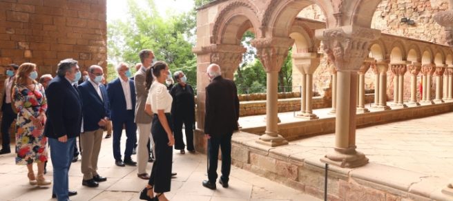 Visita de los reyes de España a San Juan de la Peña
